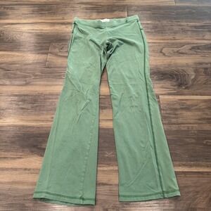 Old Navy Sweatpants Womens XL Green Yoga Straight Leg Stretch Lounge Pants